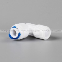 L type male elbow adapter